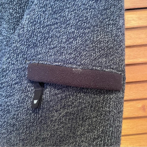 Woolrich Knit Fleece Combination Thick Jacket Multi Pocket Outdoors Warm Size M - Picture 5 of 8